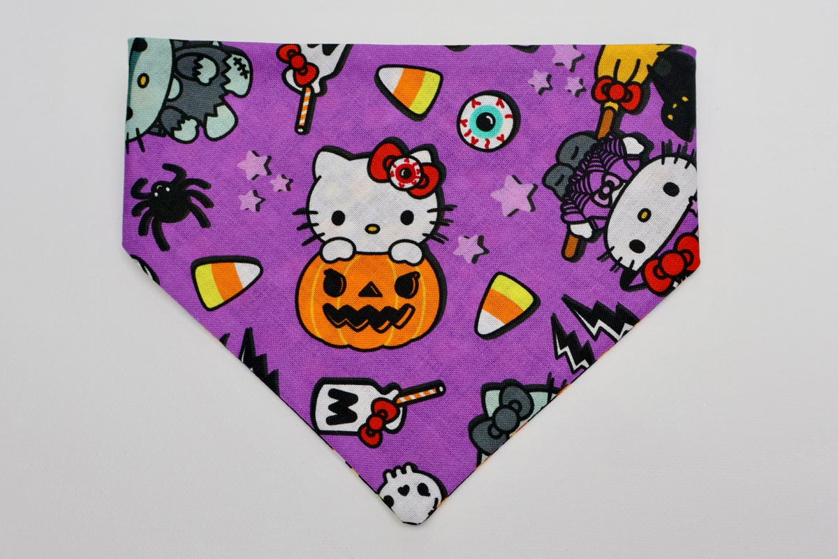 Hello Kitty Halloween Witch – Reversible Pet Bandana